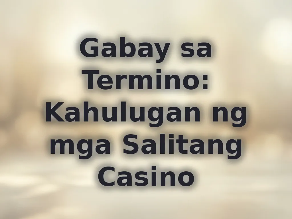 Termino sa Casino