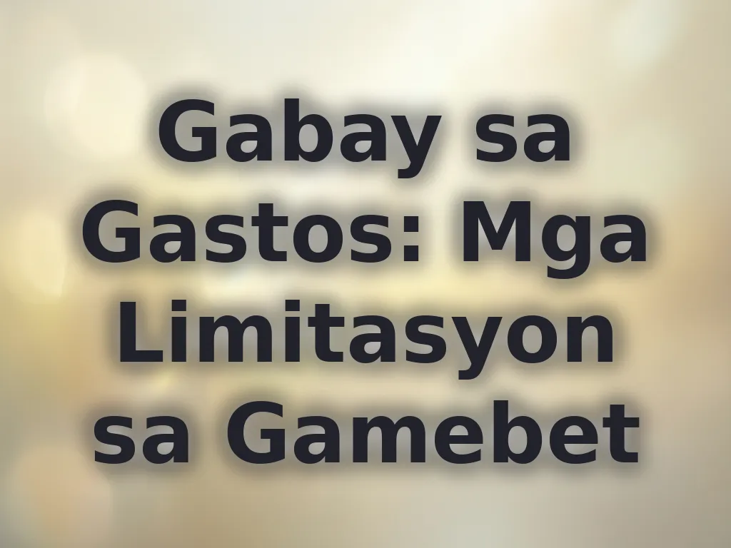Limitasyon sa Transaksyon